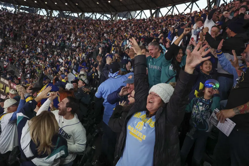 Photo of fans celebrating